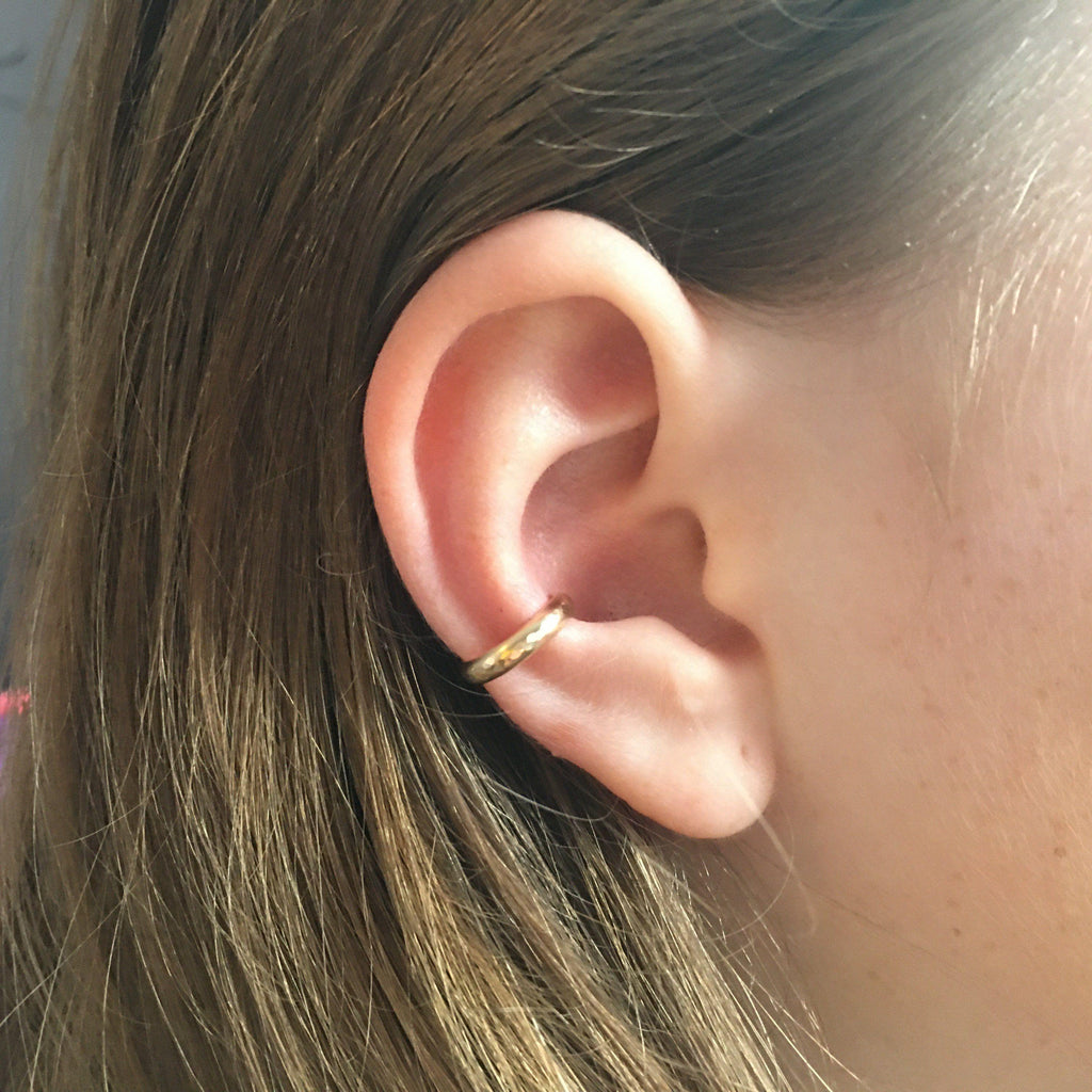 Adjustable Gold Ear Cuff | Handmade Gold Ear Cuff | Ear Cuffs UK
