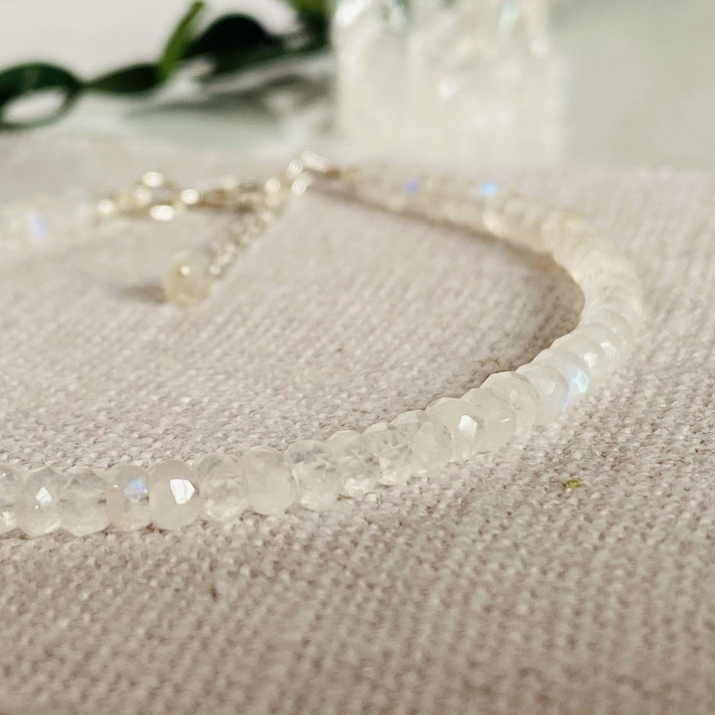 Gemstone Bracelets UK - Moonstone (June Birthstone) Jewellery