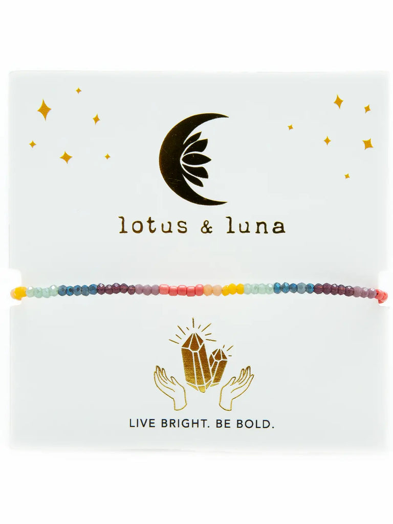 Live Bright. Be Bold. Gemstone Bracelet