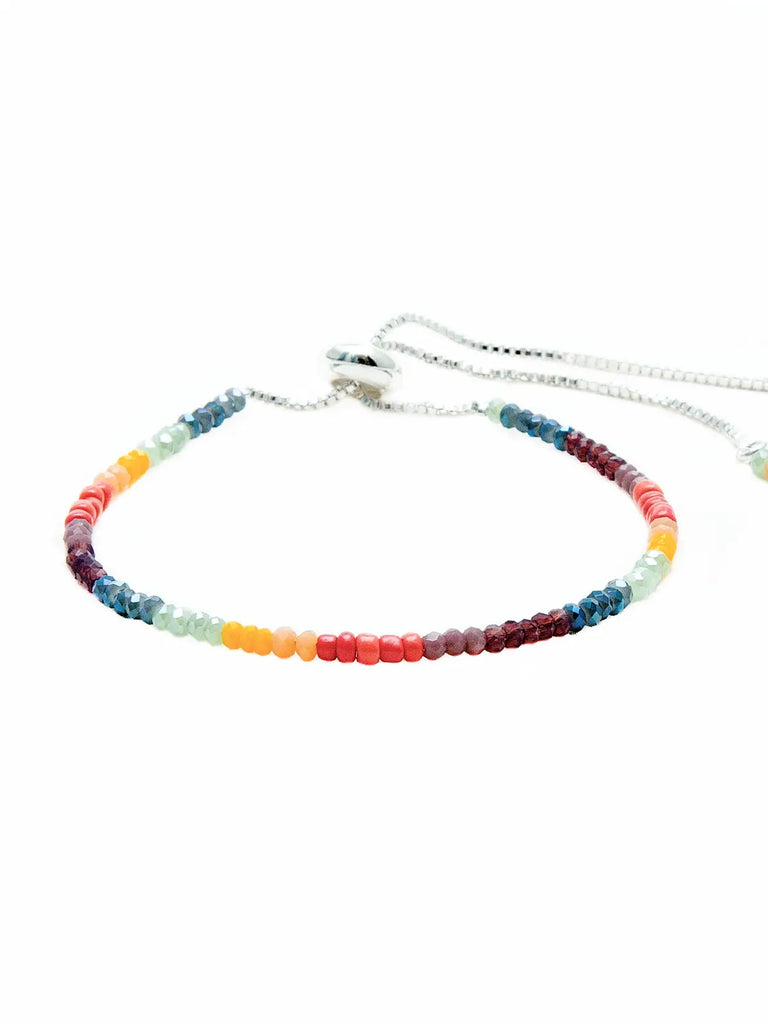 Live Bright. Be Bold. Gemstone Bracelet