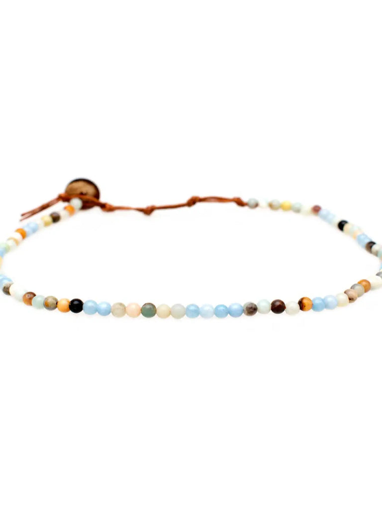 Amazonite Gemstone Healing Necklace -Crystal Necklaces