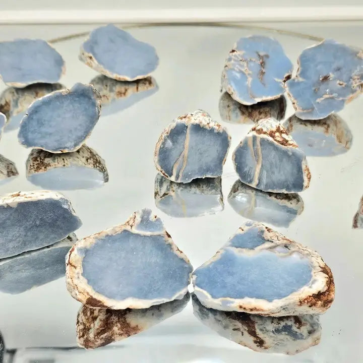 Angelite Crystal Pairs-Peruvian