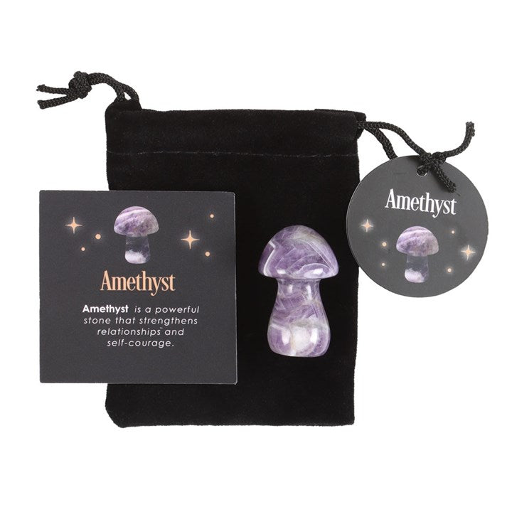 MAGICAL AMETHYST CRYSTAL MUSHROOM