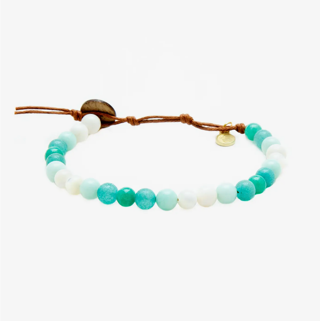 Inner peace Amazonite Healing Bracelet | Gemstone Beaded Bracelet