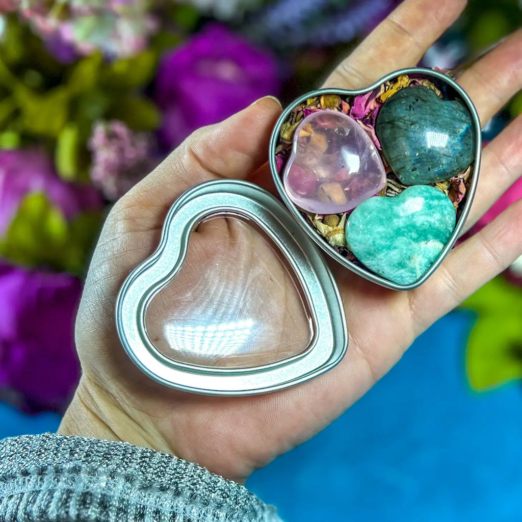 Three Heart Crystal Gift Set | Crystals online