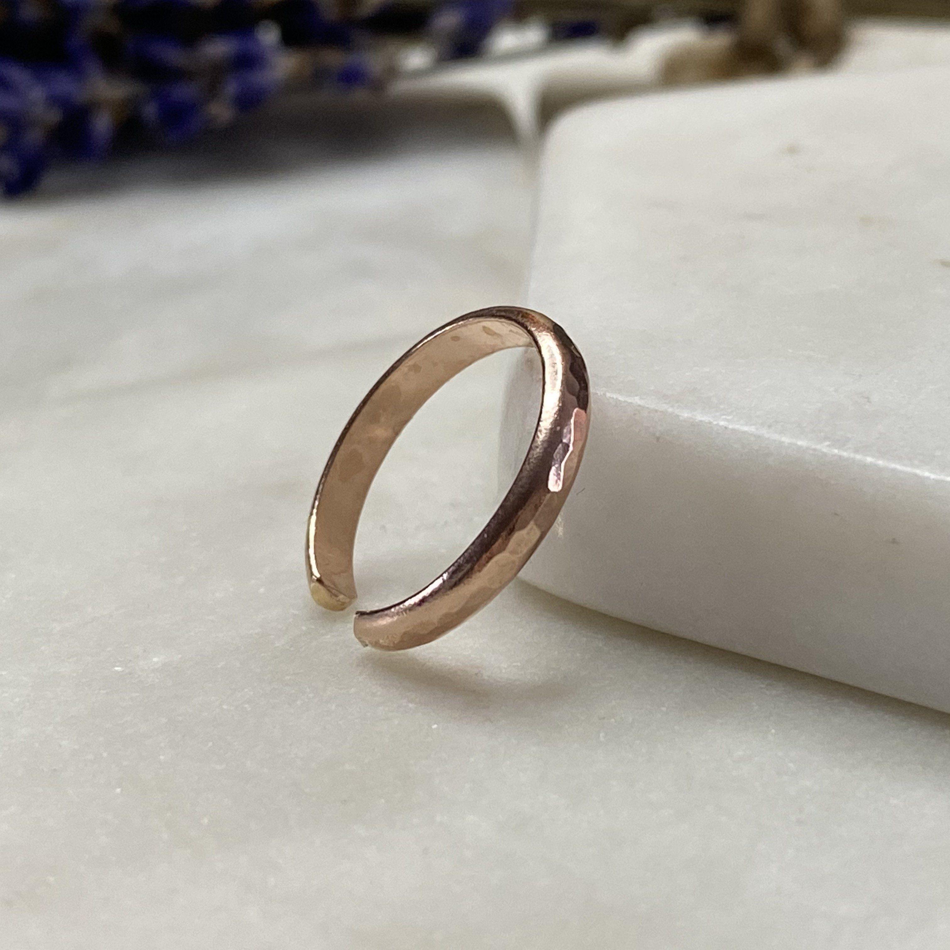 Rose Toe Rings Rose Gold Toe Ring | Gold Toe Rings | Earth and Elements Jewellery
