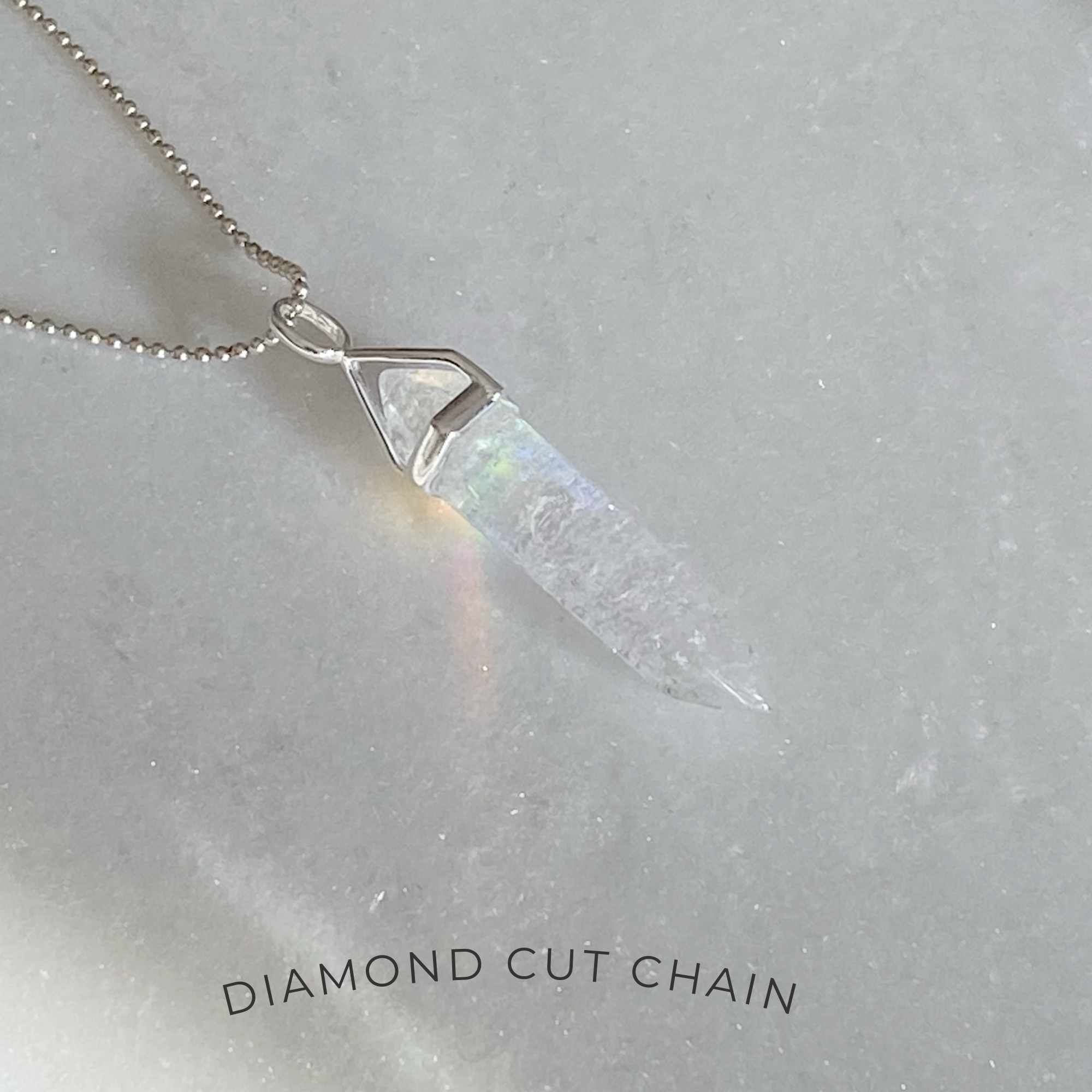 White outlet crystal necklace