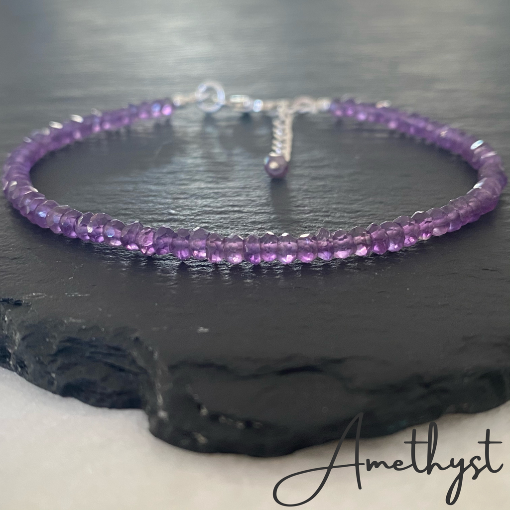 Gemstone Bracelet UK | Amethyst Gemstone Bracelets