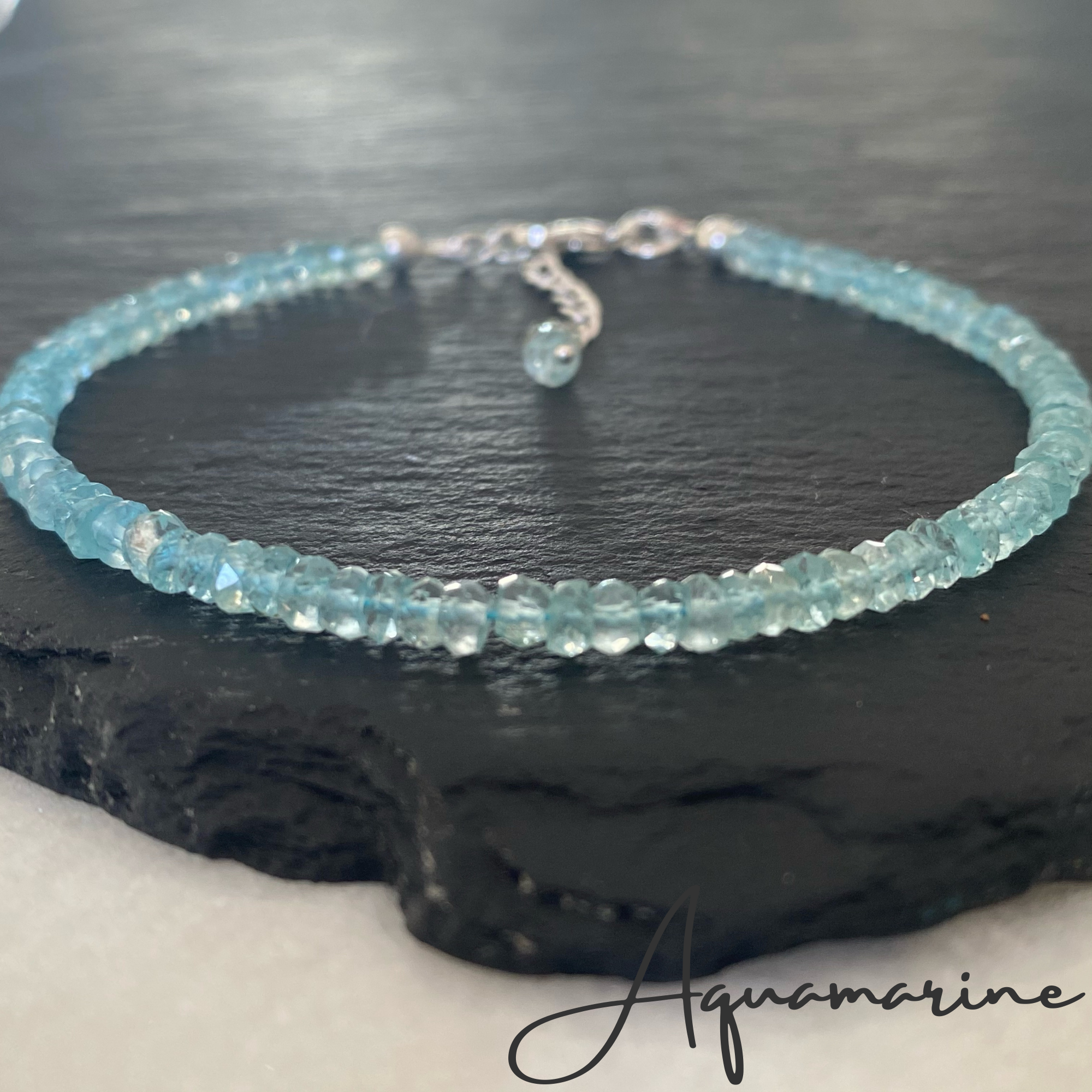 Aquamarine Essential Oil Diffuser Bracelet