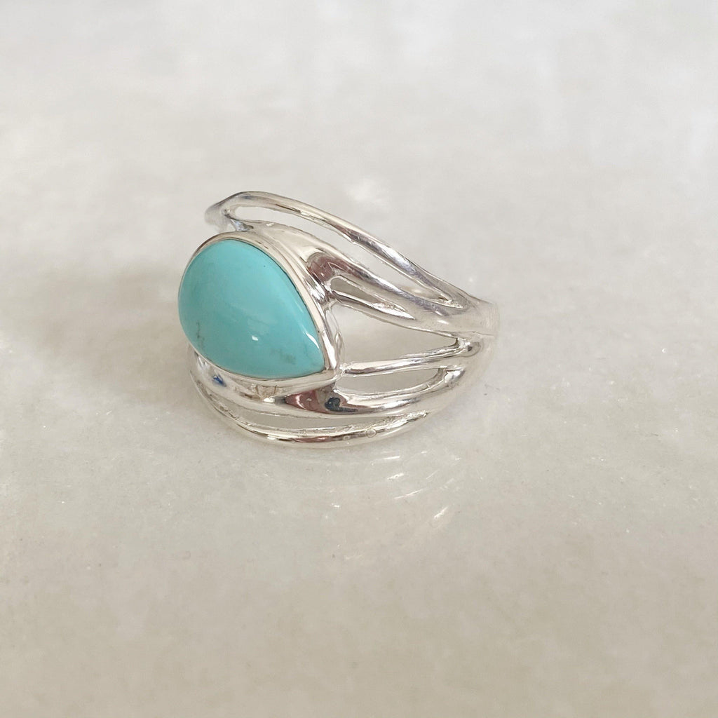 Original American Turquoise  Ring  | Sterling Silver turquoise rings