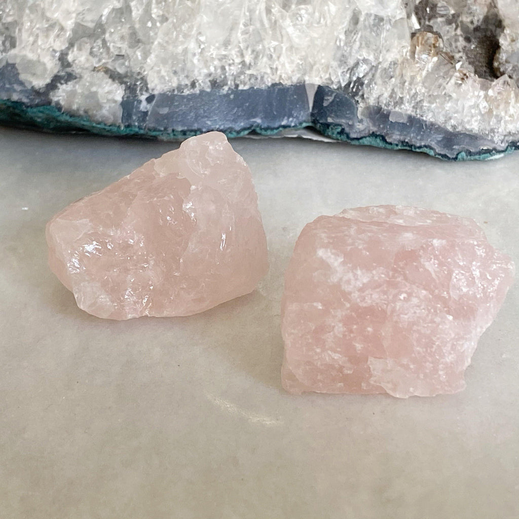 Natural Raw Pink Quartz Crystal - Earth and Elements Jewellery