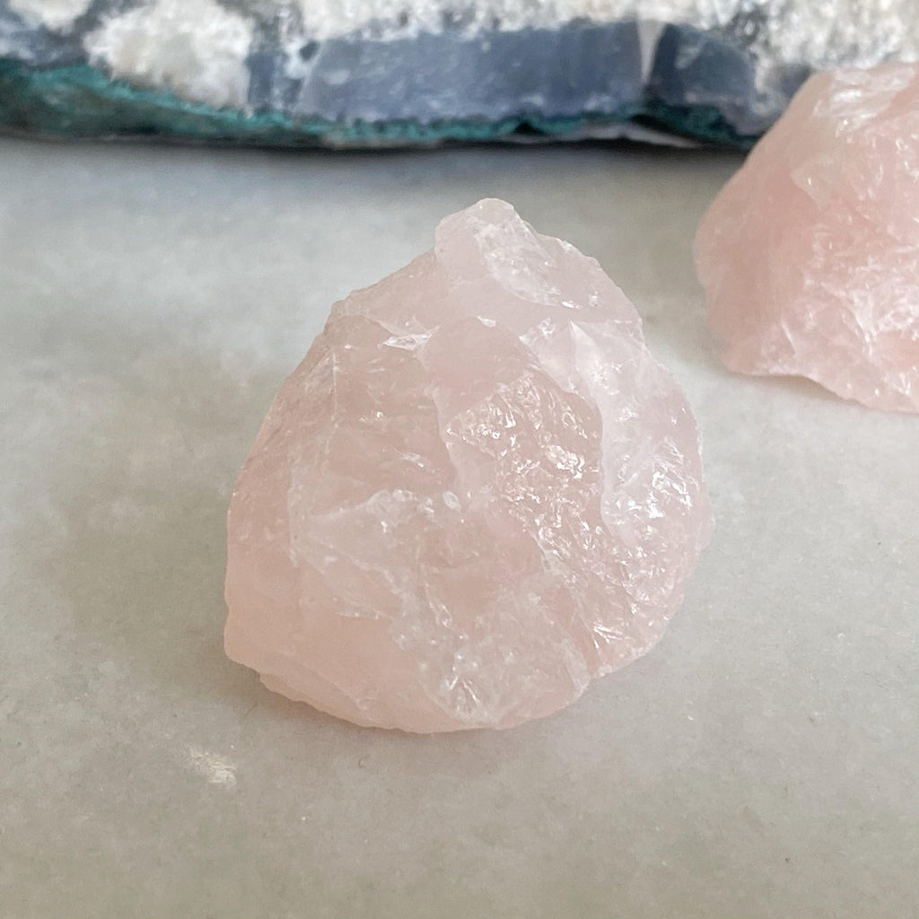 Natural Raw Pink Quartz Crystal - Earth and Elements Jewellery