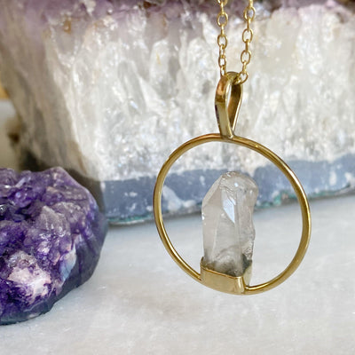 Sanctuary Crystal Point Necklace -NEW - Earth and Elements Jewellery