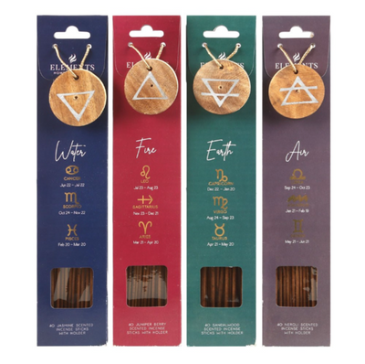 Four Elements, Zodiac Incense Sticks - Choose your Element