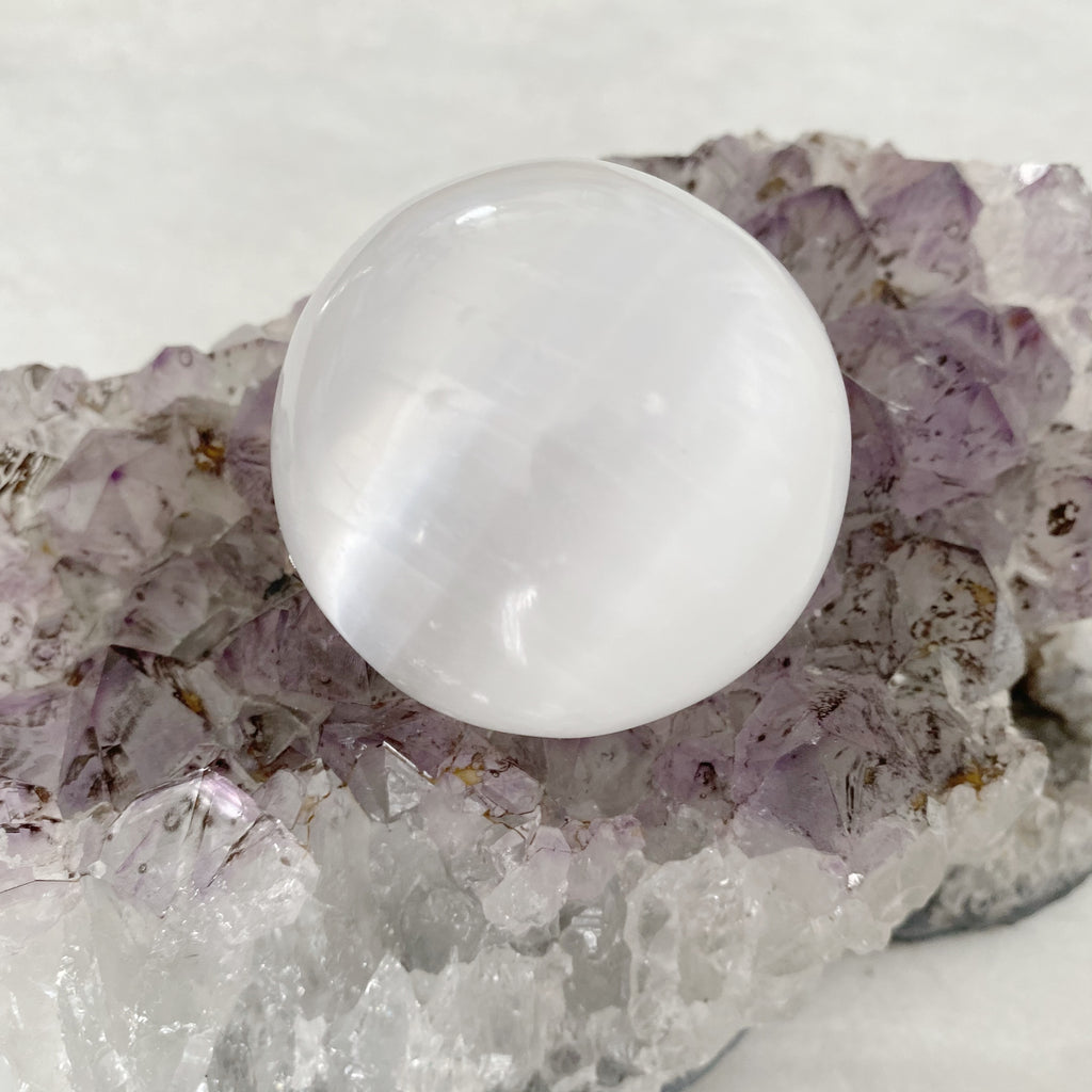 Selenite Crystal Sphere