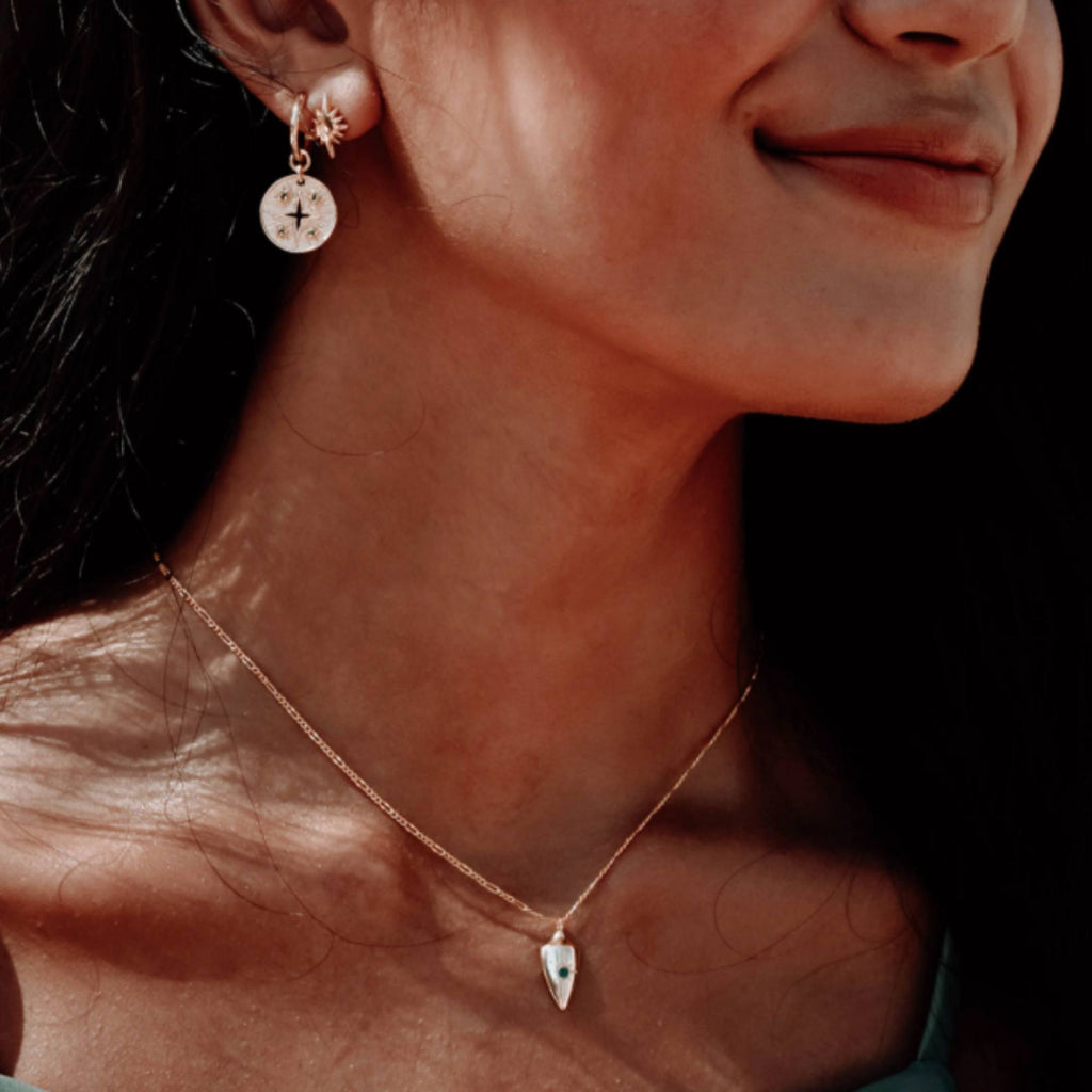 Amulet Iolite Charm Necklace