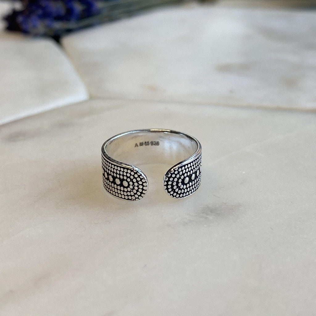 Bali Inspired Oxidised Toe Ring