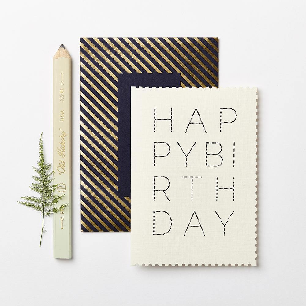Deco Happy Birthday Card