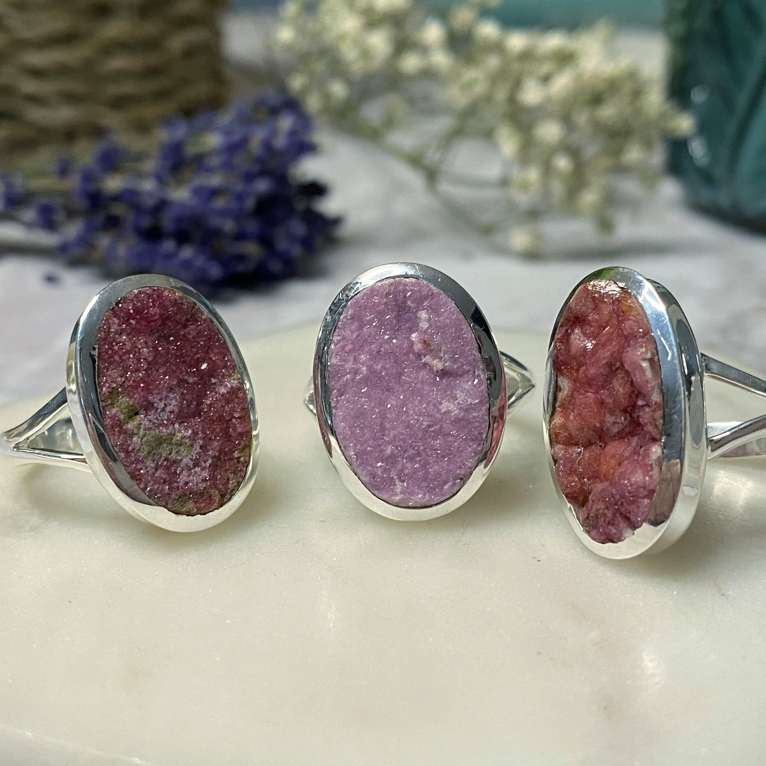 Druzy Sparkle Gemstone Ring