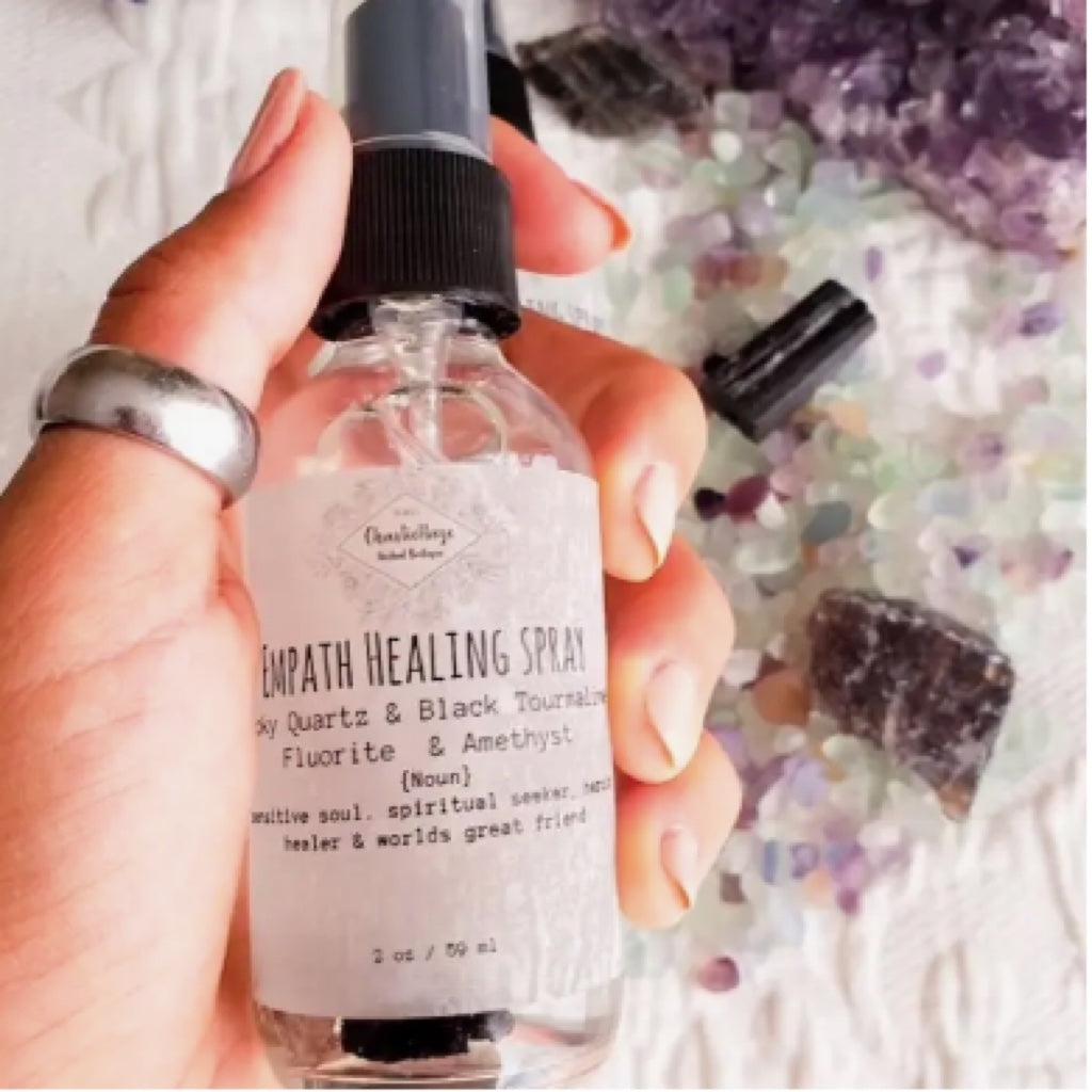 Empath Healing Spray -Essential Oil and Crystal Room SprayEmpath Healing Spray -Essential Oil and Crystal Room Spray