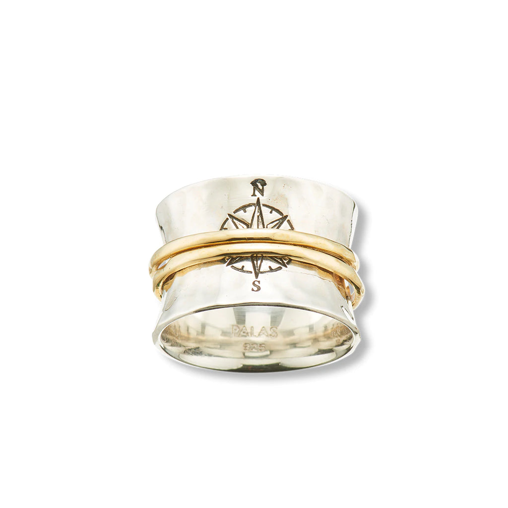 Guidance Meditation Spinner Ring | Silver Spinning Rings