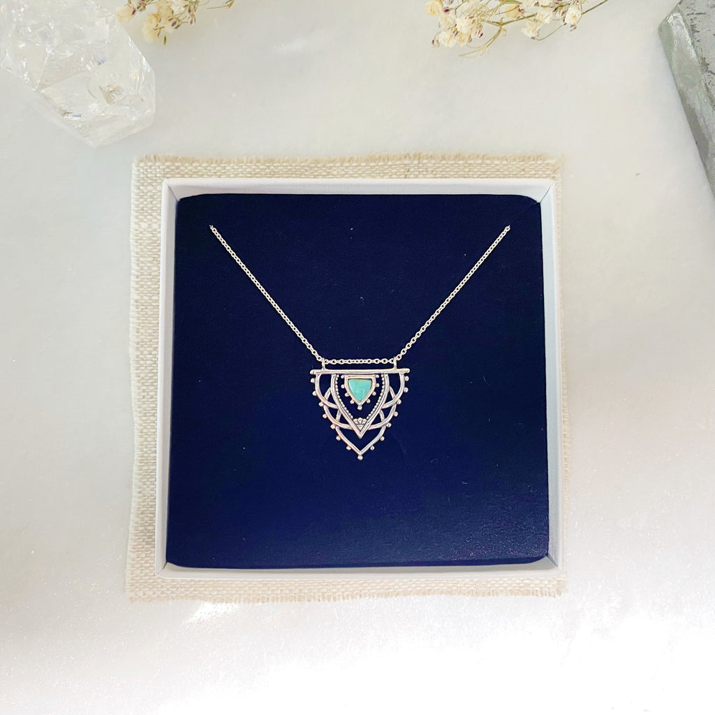Good Vibes Mandala Necklace | Sterling Silver Chakra Jewellery