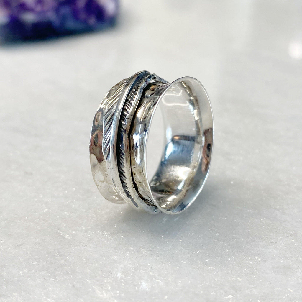 Silver Spinner Ring | Silver Spinner Rings | Earth and Elements Jewellery