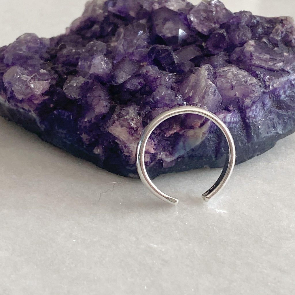 Simple Sterling Silver Toe Ring - Handmade