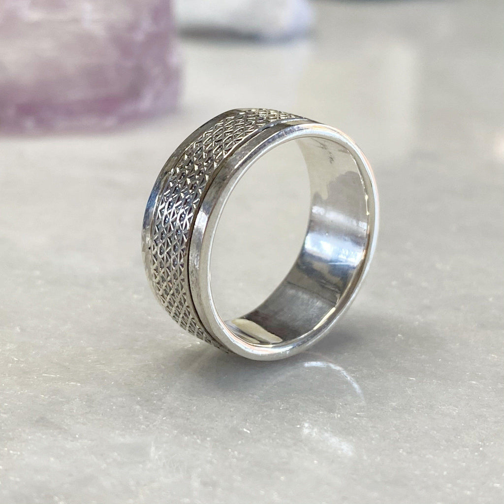 Thor Moveable Silver Ring